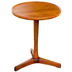 Mid Century Small Teak End Table - Hans Andersen