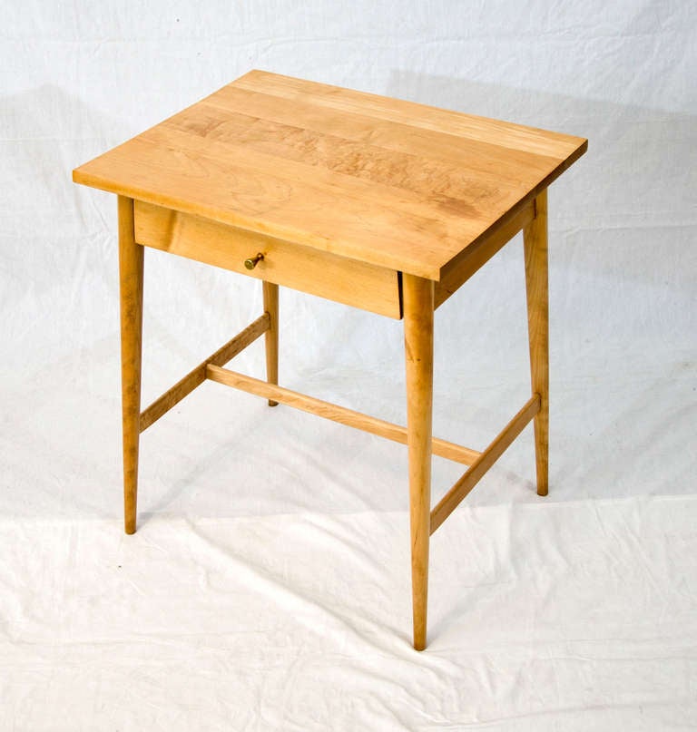 Small occasional table or night stand from the Planner Group designed by Paul McCobb and manufactured by Winchendon. Would complement other one drawer night stand in separate listing.