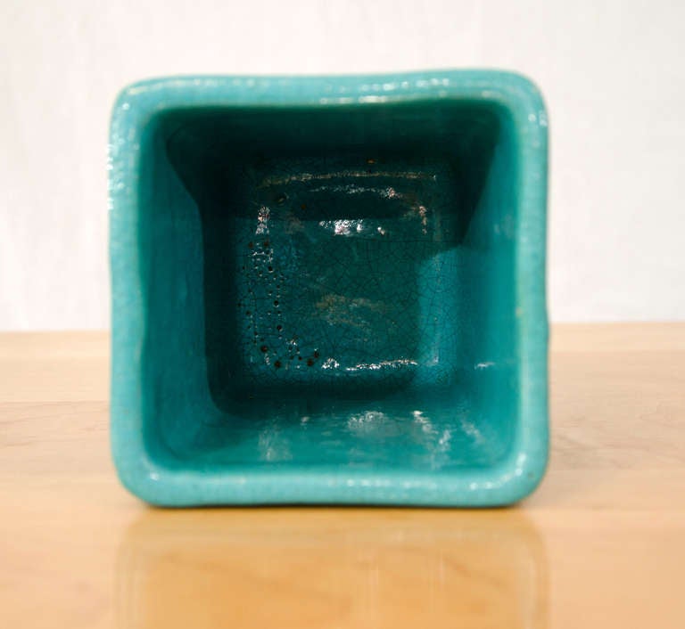 American Small Ceramic Vase by Barbara Willis