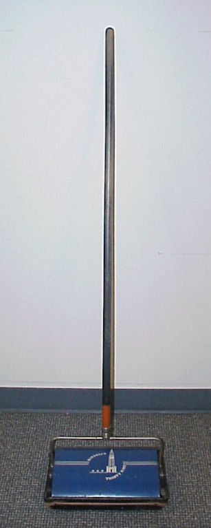 For Worlds Fair collectors. This fun carpet sweeper manufactured by the Bissell Company. Still operates.
