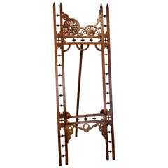 Victorian Walnut Easel