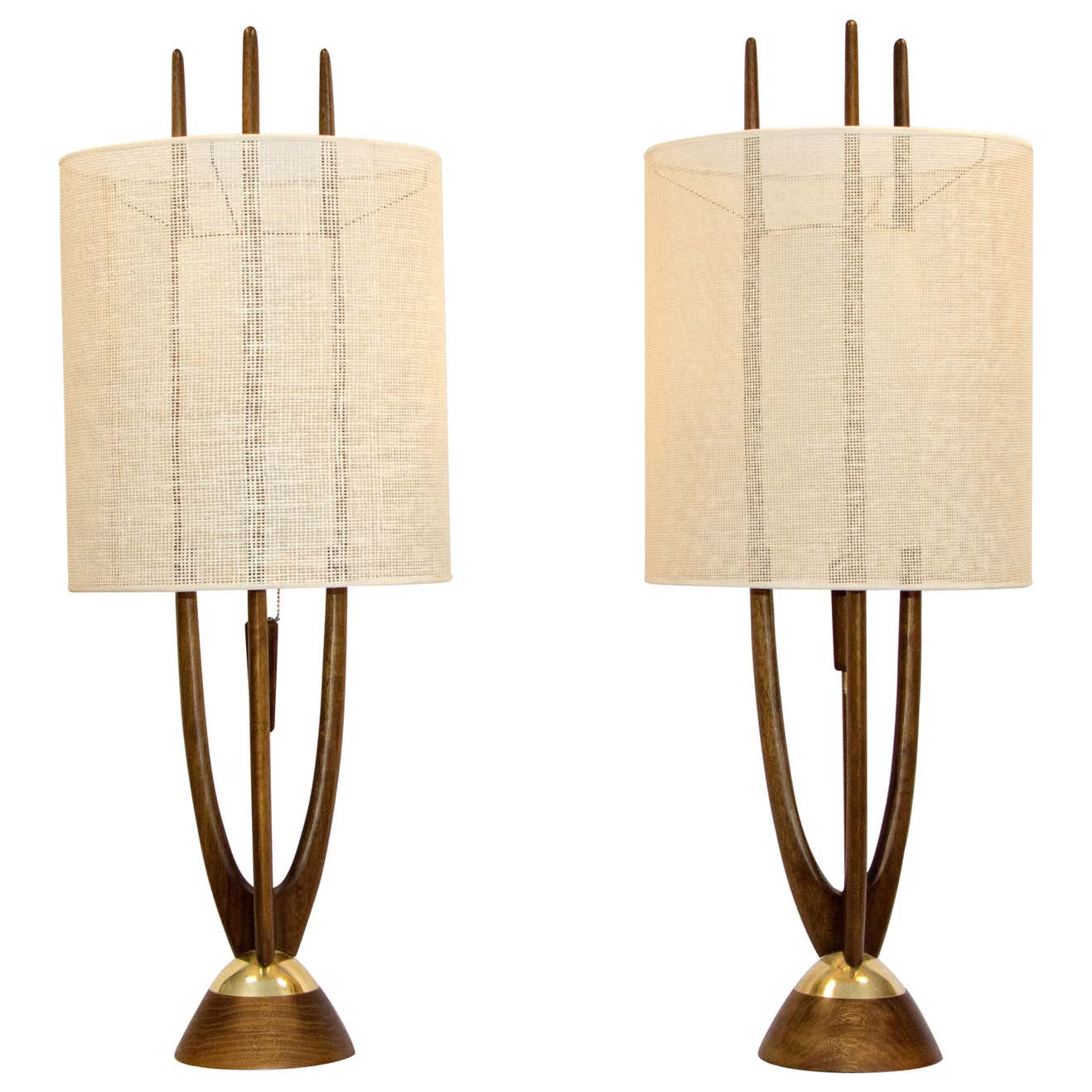 Pair of Mid Century Table Lamps, Modeline at 1stDibs modeline lamp
