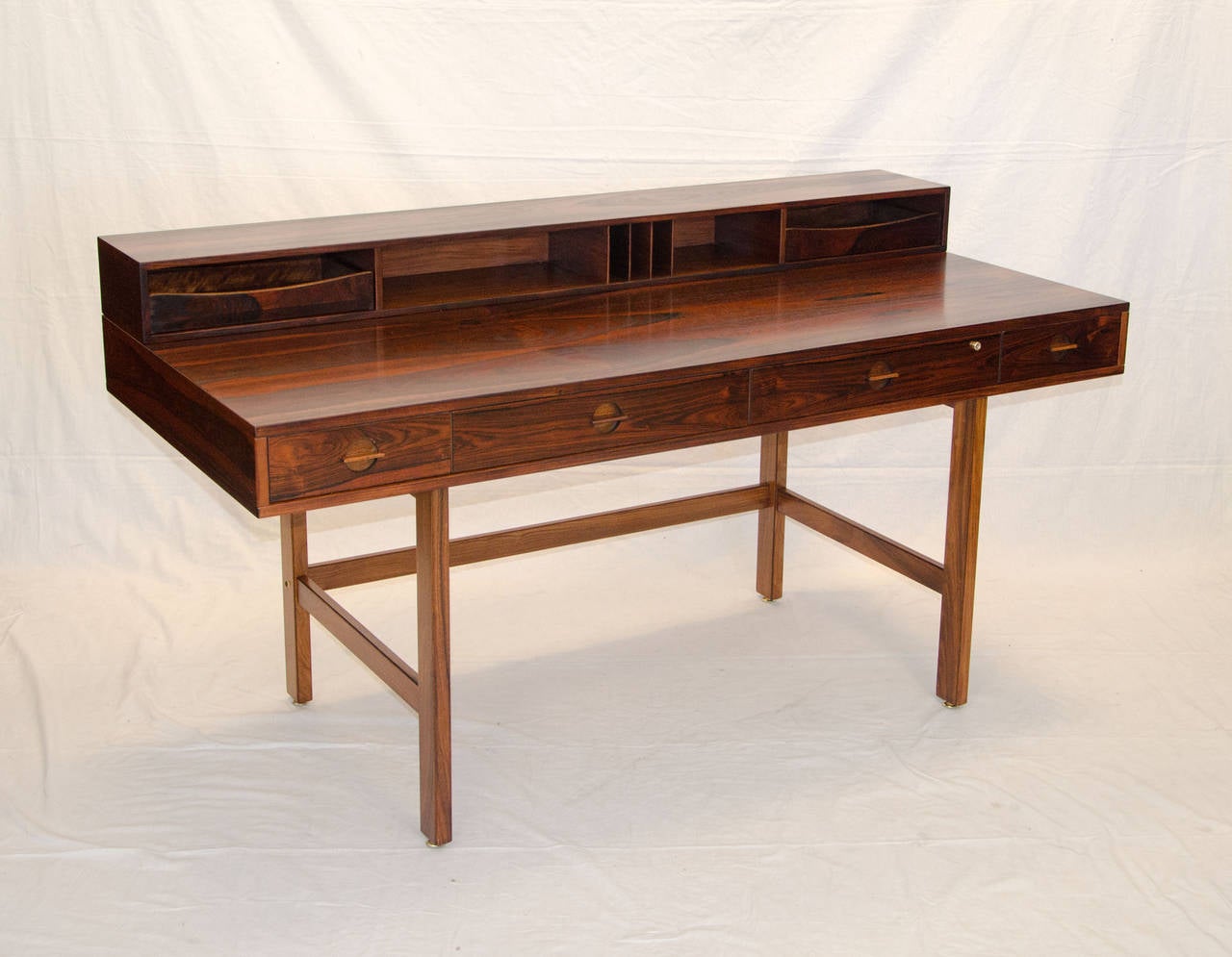 Mid-Century Modern Rosewood Flip-Top Desk, Quistgaard for Løvig