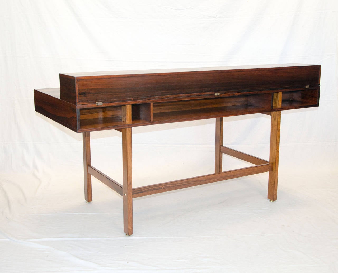 Danish Rosewood Flip-Top Desk, Quistgaard for Løvig