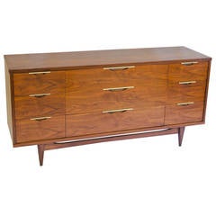 Mid-Century Walnut Dresser, Kent Coffey Tableau