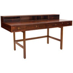 Rosewood Flip-Top Desk, Quistgaard for Løvig