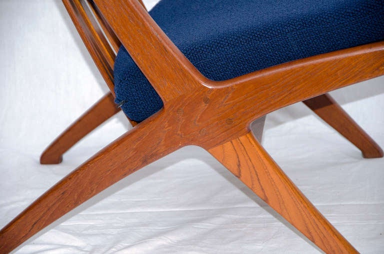 Danish Teak Lounge Chair- Armless 1