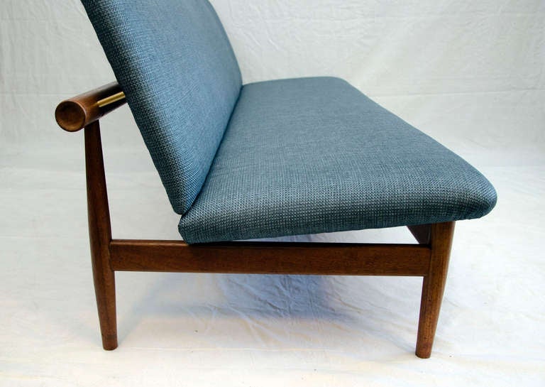Finn Juhl Teak Japan Sofa Model 137 In Excellent Condition In Crockett, CA