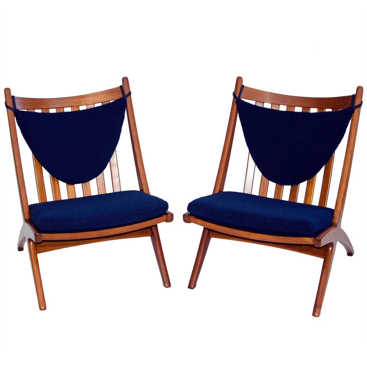 Danish Teak Lounge Chair- Armless
