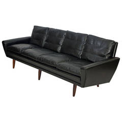Mid Century Danish Leather Sofa - George Thams