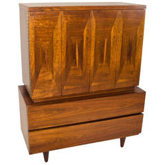 Mid Century Hi-Boy Dresser by American of Martinsville