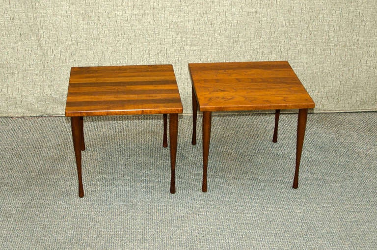Pair of Mid Century Small Teak Tables - Hans Andersen In Excellent Condition In Crockett, CA
