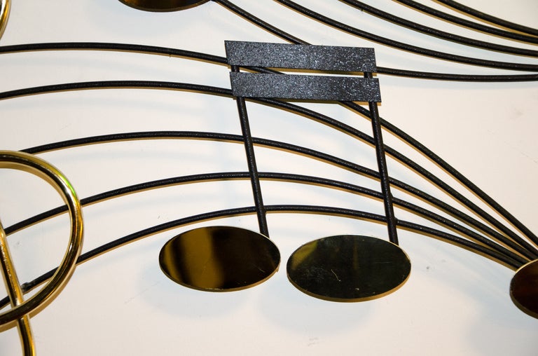 music note sculpture