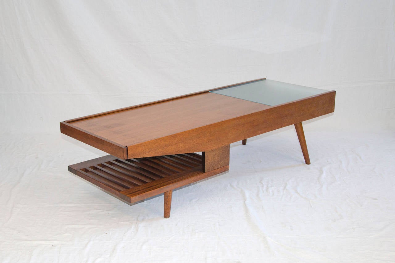 Mid Century Coffee Table John Keal For Brown Saltman At 1stdibs Well Designed Medium Size Coffee Table By John Keal For Brown Saltman Co Of