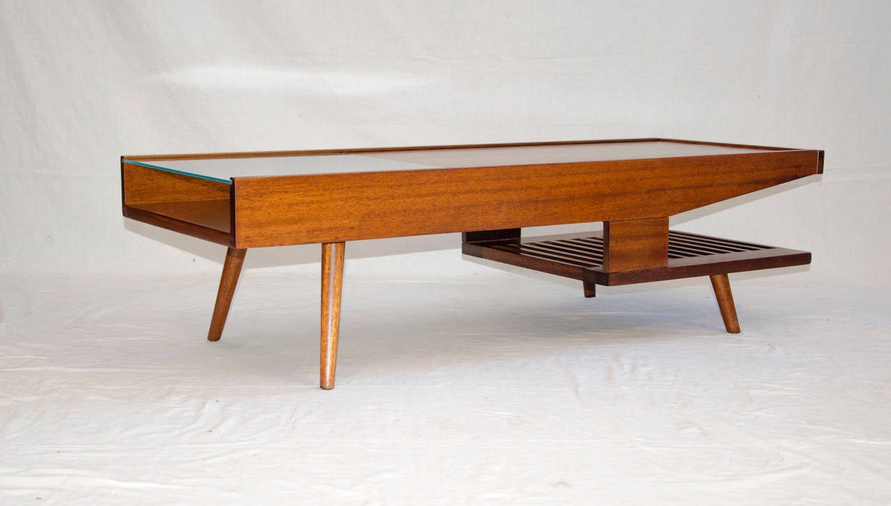 Mid-Century Coffee Table, John Keal for Brown Saltman In Excellent Condition In Crockett, CA