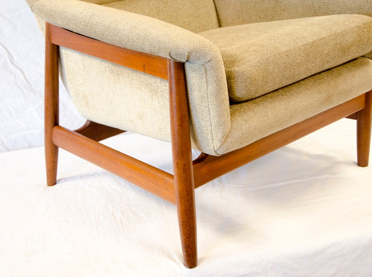 Danish Dux Style Lounge Chair Teak Frame 2