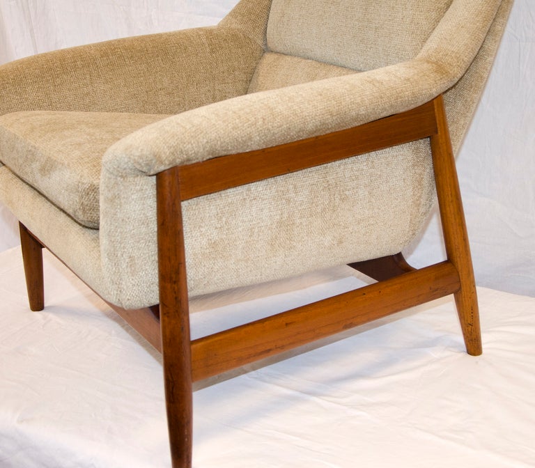 Danish Dux Style Lounge Chair Teak Frame 3