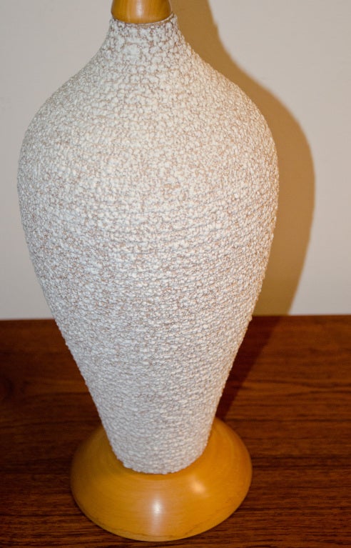 Ceramic Pair of Mid Century Table Lamps