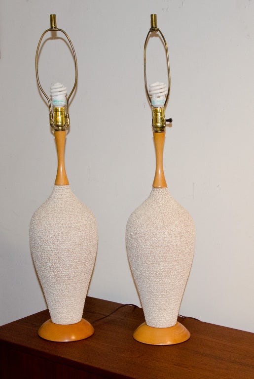 Pair of Mid Century Table Lamps 1