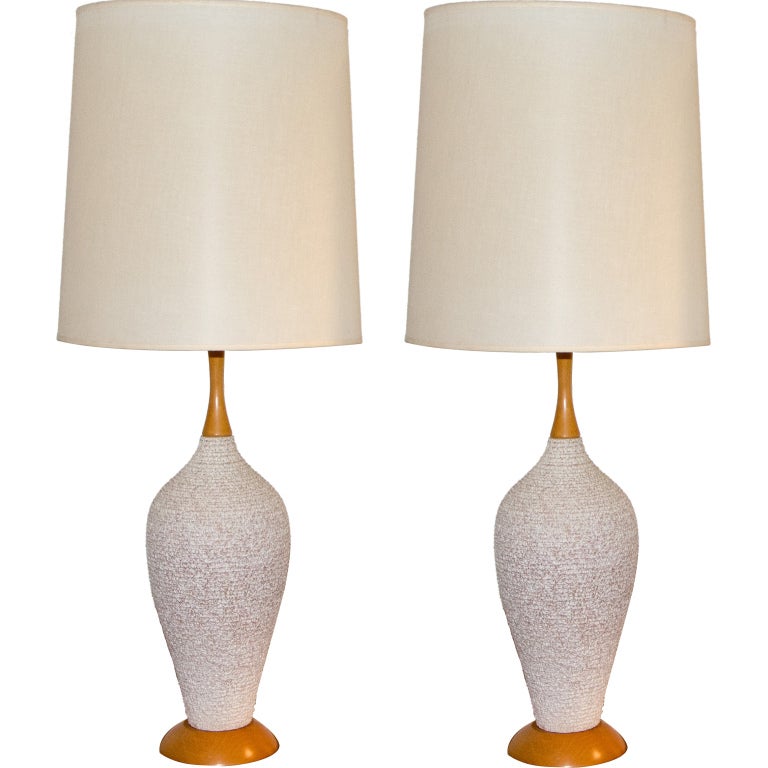 Pair of Mid Century Table Lamps