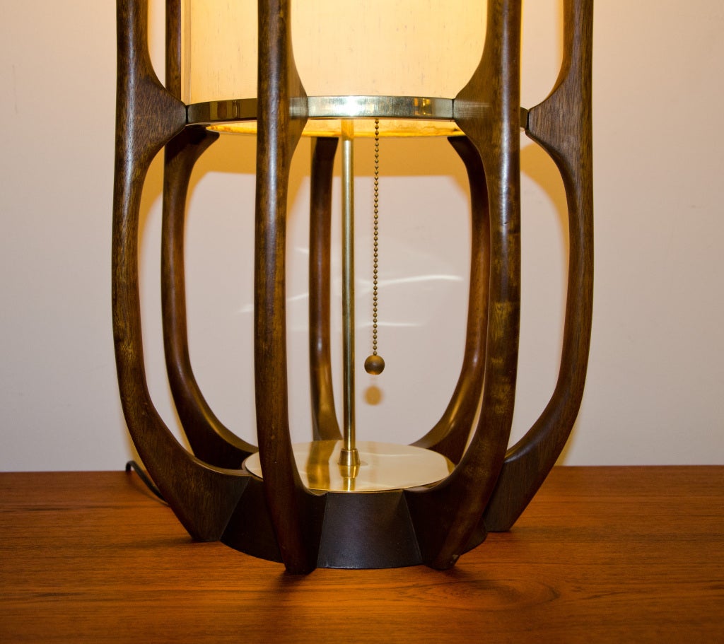 American Mid Century Danish Style Table Lamp