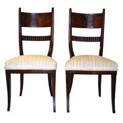 Pair of Neo Classical Italian Chairs