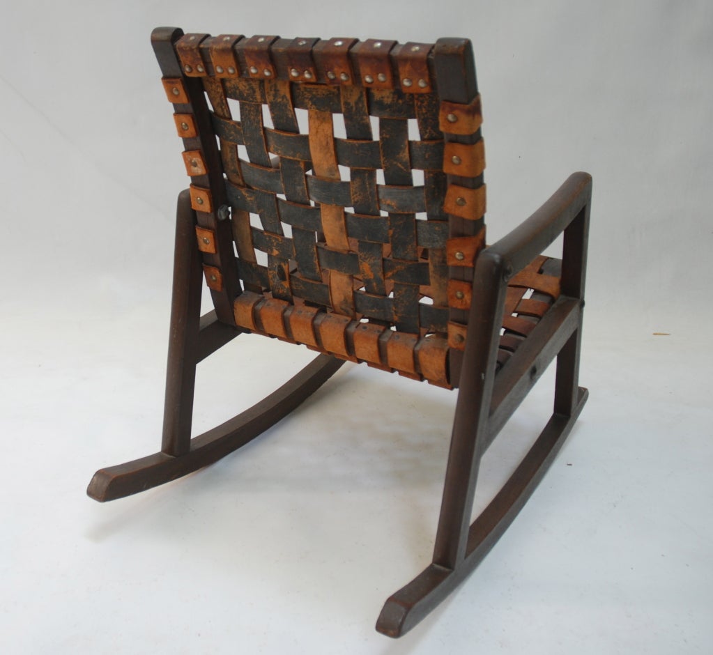 Mid-20th Century Children's Rocking chair For Sale