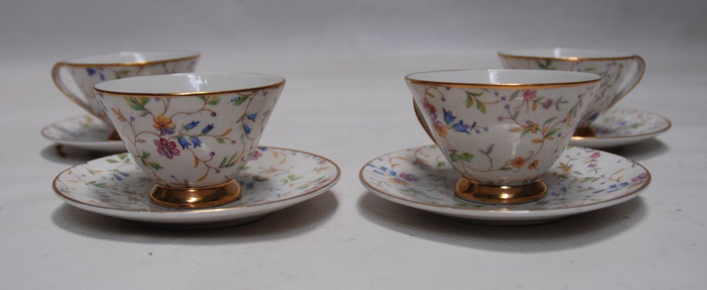 Mexican Porcelain Cups Set