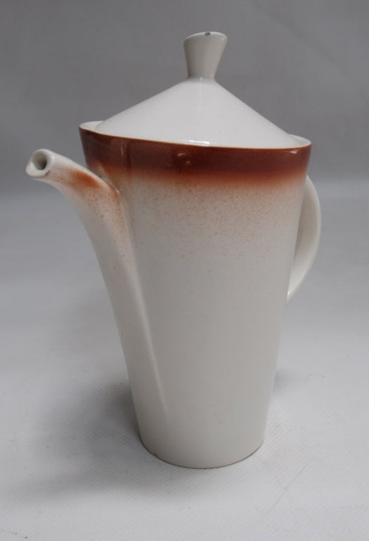 Tetera mexicana de porcelana