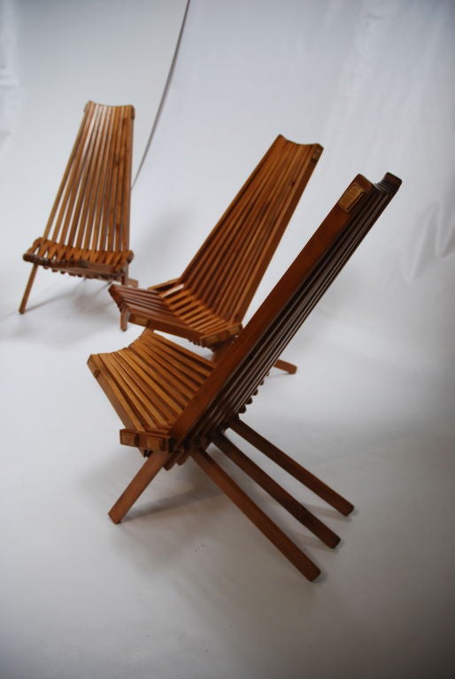 Pegable Danish wood chairs.