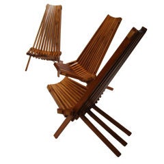 Pegable Danish wood chairs.