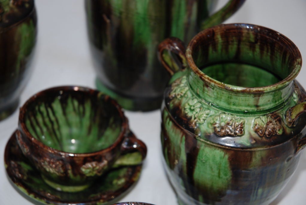Mexican ceramic tea set For Sale at 1stDibs