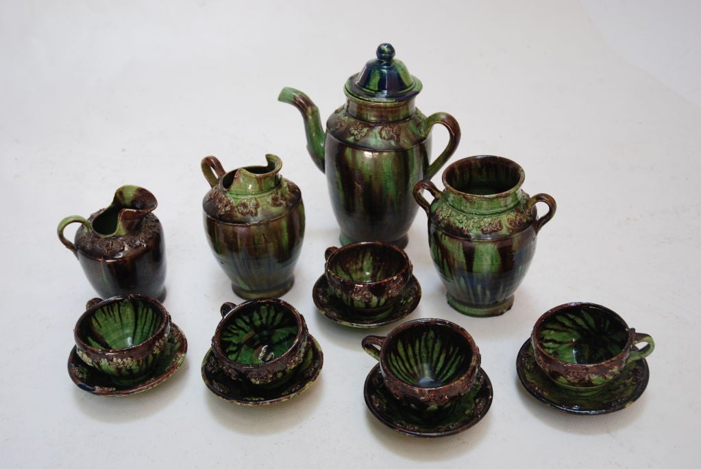 Mexican ceramic tea set