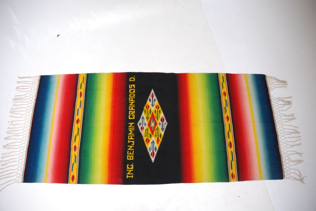 Zarape from Saltillo.