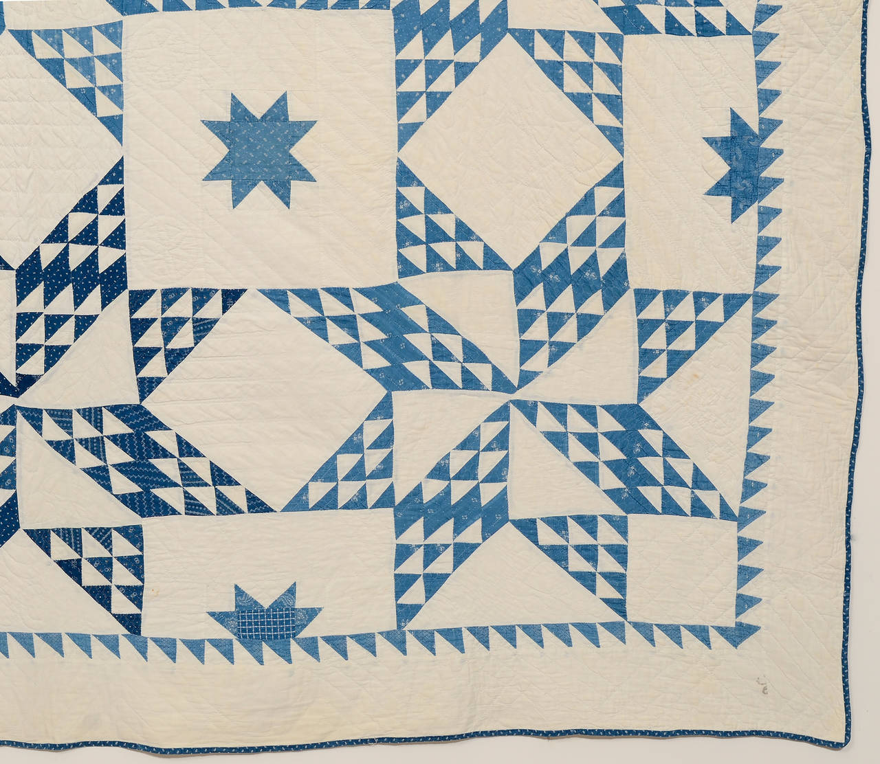 Patchwork Touching Stars Quilt