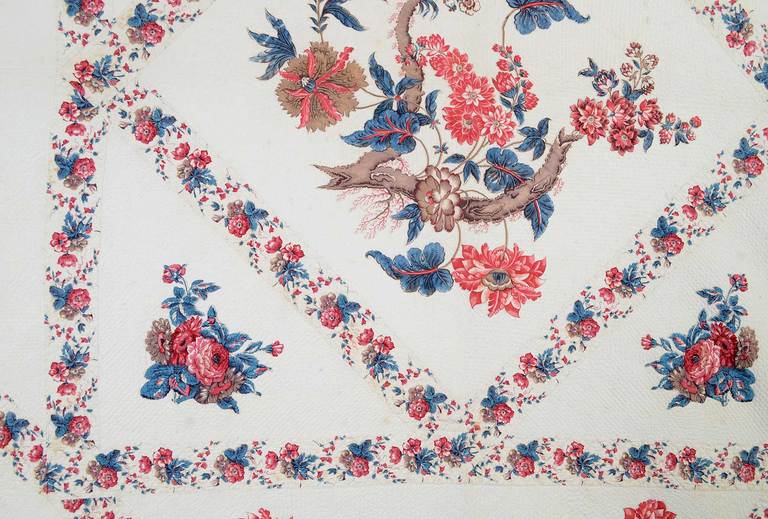 American Chintz Applique Broderie Perse Quilt