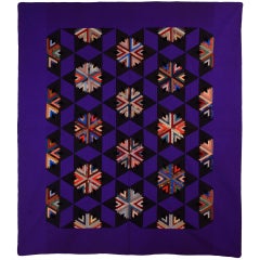 Log Cabin in Stars Quilt 1