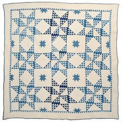 Antique Touching Stars Quilt