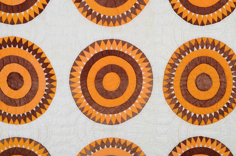 Bulls'Eye Quilt In Good Condition In Darnestown, MD