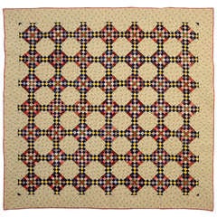 Antique Fortynine Patch Quilt
