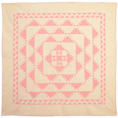 Antique Delectable Mountains Quilt