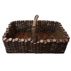 Vintage Bottlecap Basket