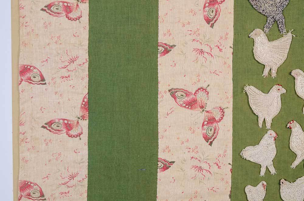 20th Century Farm Scene Crib Quilt