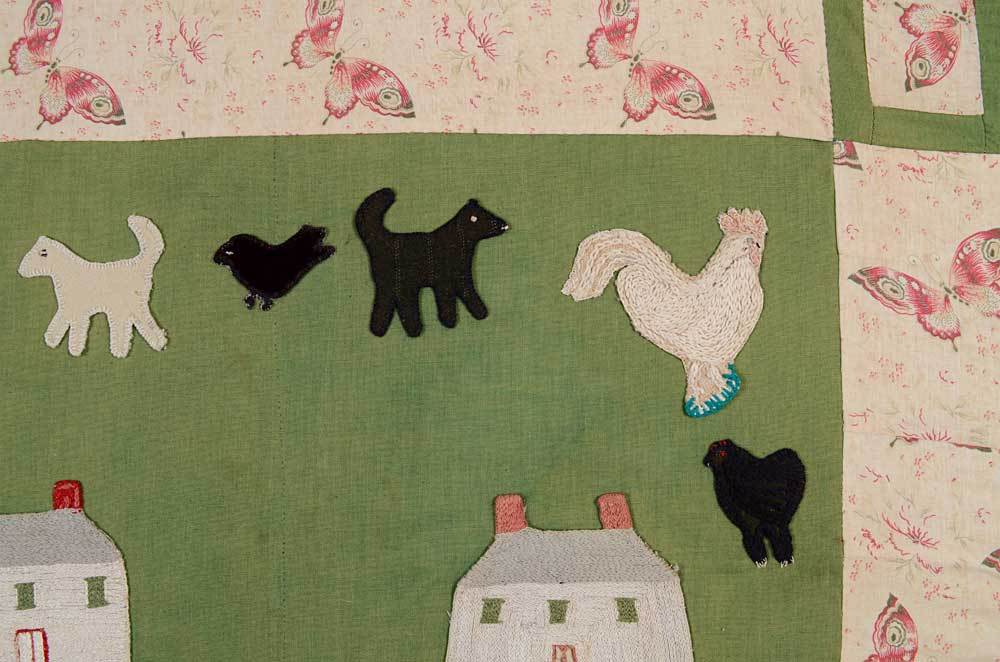 Farm Scene Crib Quilt 1