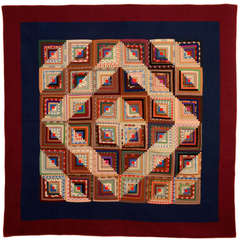 Barnraising Log Cabin Quilt 6