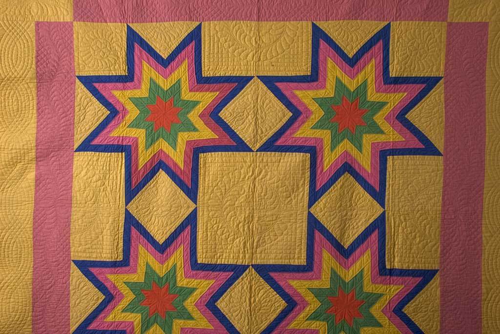 Mennonite Touching Stars Quilt