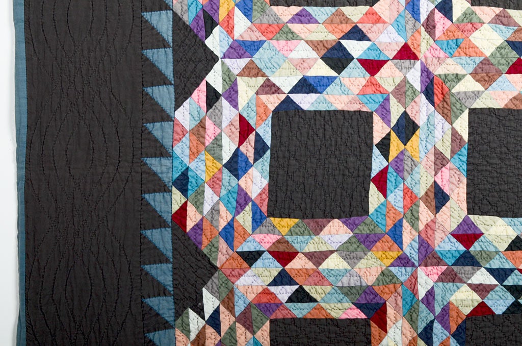amish ocean waves quilt pattern