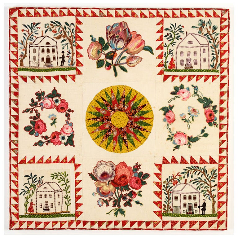 Figural Album Crib Quilt