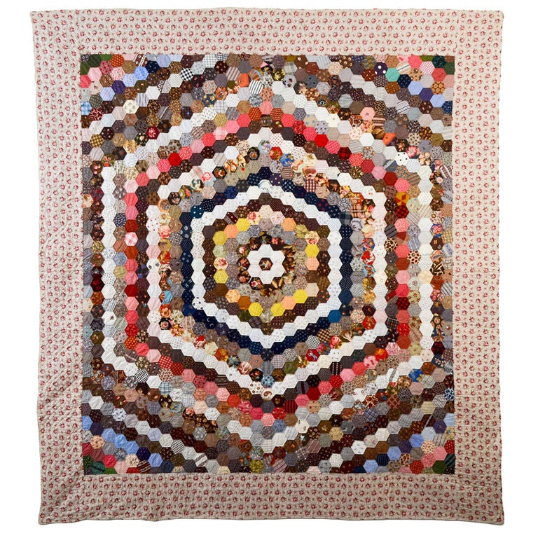 Center Medallion Hexagons Quilt