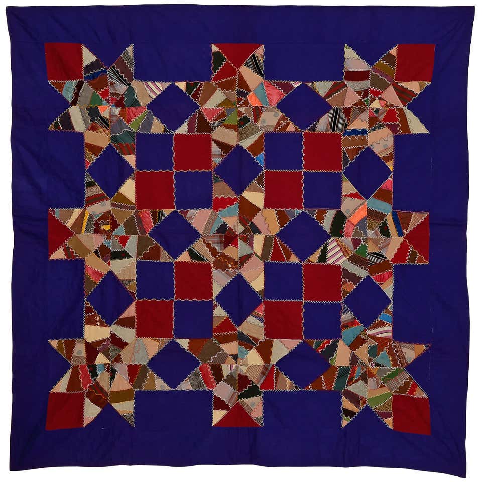 String Stars Quilt For Sale at 1stDibs | string star quilt pattern